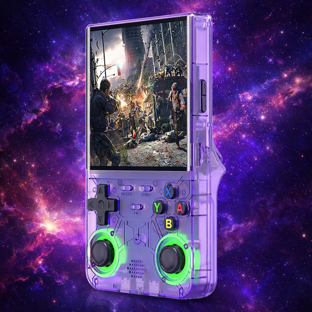 R36 Ultra 2025 Open Source R36S Video Game Console Linux System 4.0 Inch IPS Screen  Portable Pocket Video Player 64G best Games