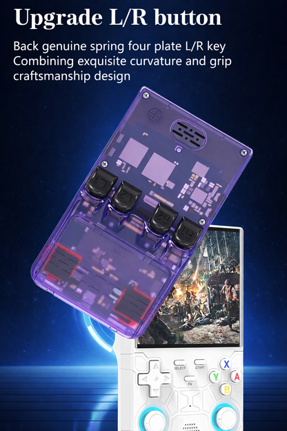 R36 Ultra 2025 Open Source R36S Video Game Console Linux System 4.0 Inch IPS Screen  Portable Pocket Video Player 64G best Games