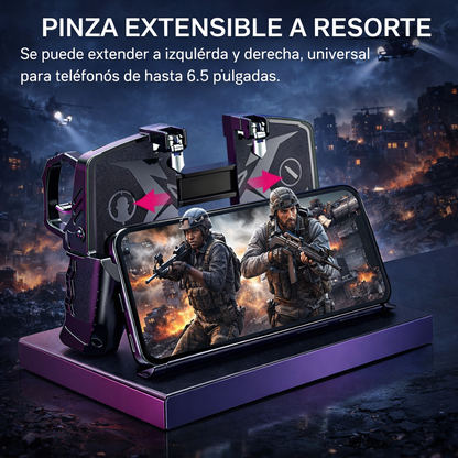 Disparador de Free Fire, controlador COD para teléfono celular, joystick para gamepad, control para Android y iPhone, mando para juegos móviles, mando para smartphones COD.