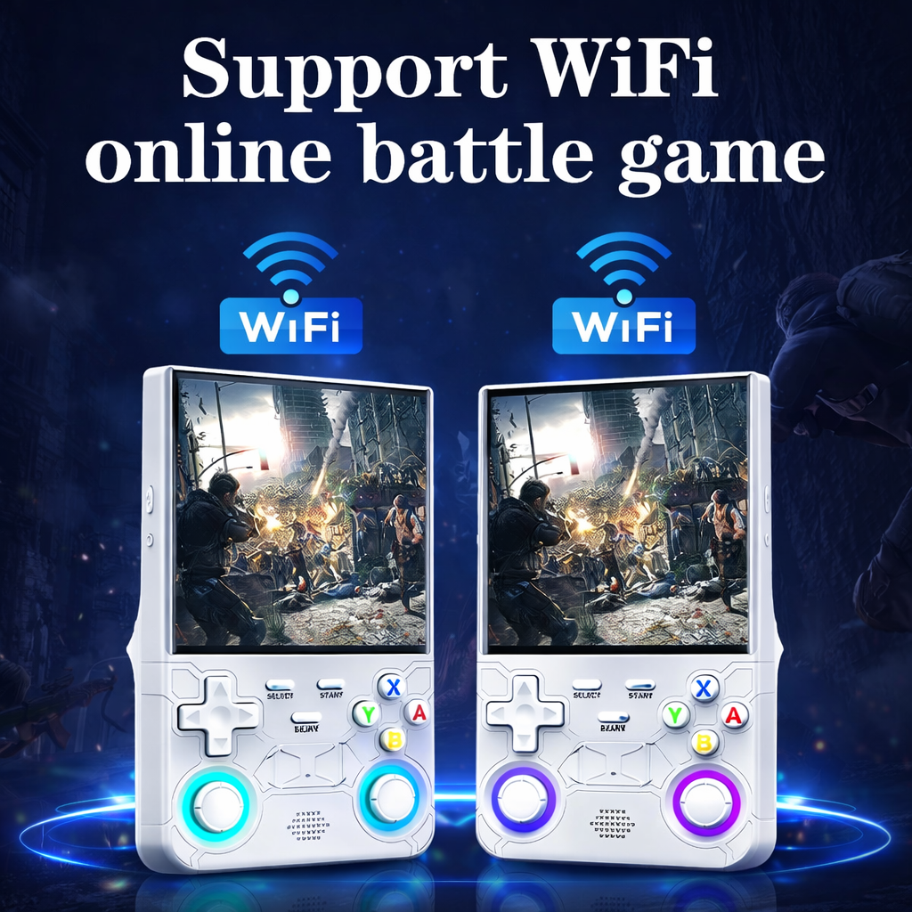 R36 Ultra 2025 Open Source R36S Video Game Console Linux System 4.0 Inch IPS Screen  Portable Pocket Video Player 64G best Games